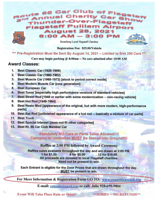 Events for June 2024 – Route 66 Car Club of Flagstaff