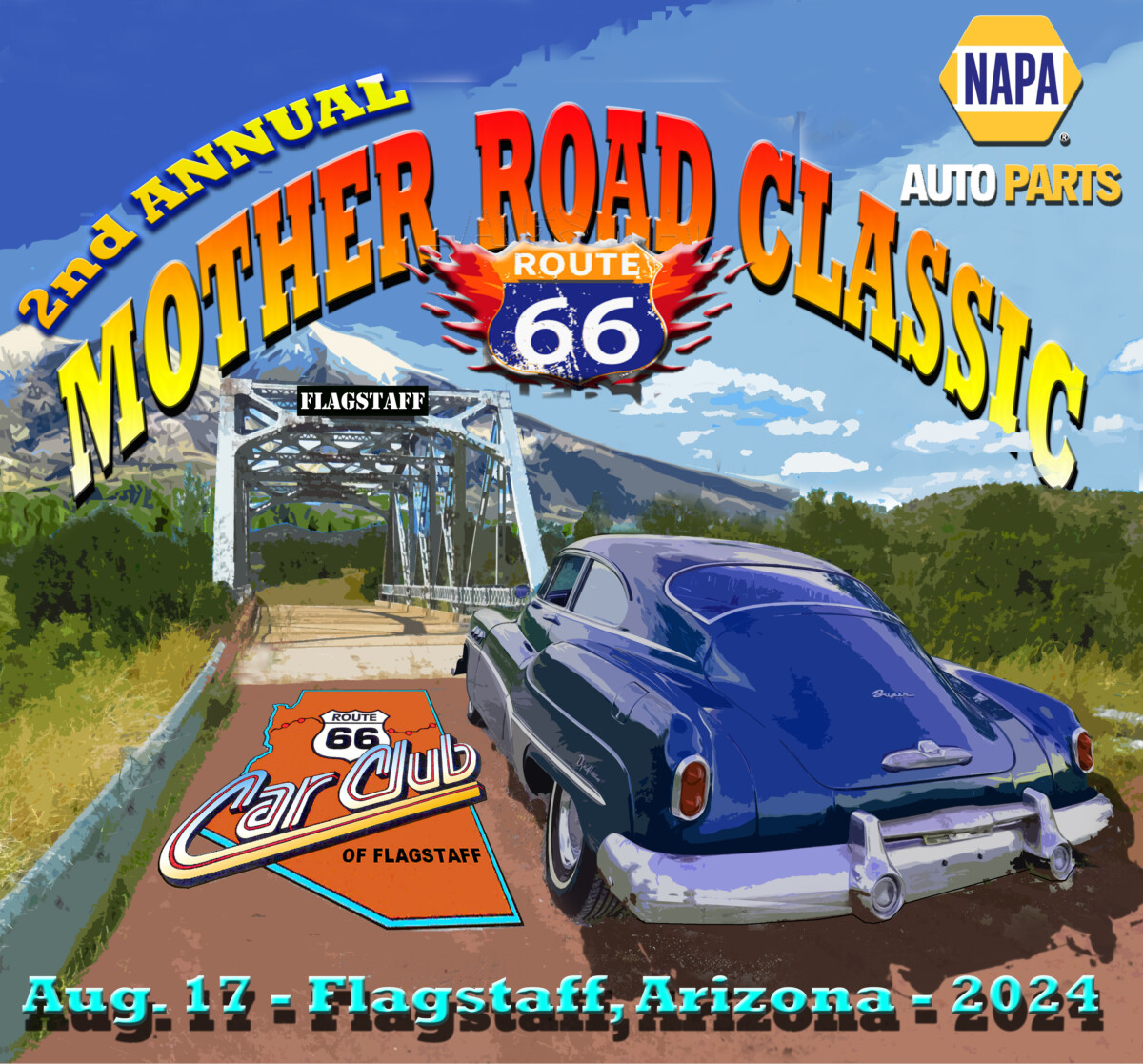 Mother Road Classic Logo Poster